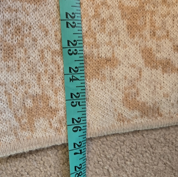 OLSEN Golden Camel Melange Cream Wool Blend Sweater. Size Large - Picture 10 of 10